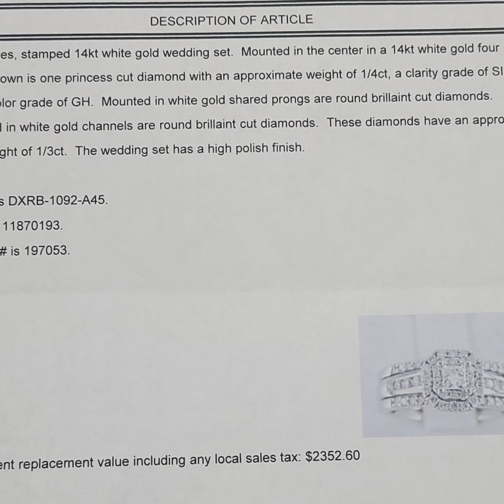 Wedding Ring Set - image 2